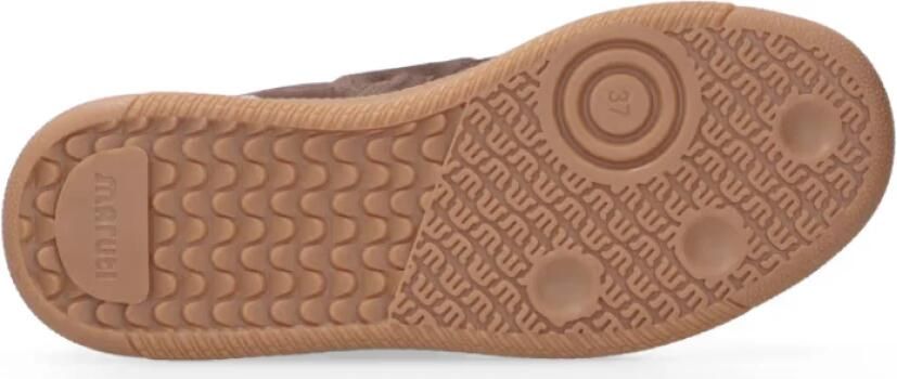Maruti Yale D01 Almond Pixel Offwhite Sneakers Bruin Suede Dames Bruin - Foto 4