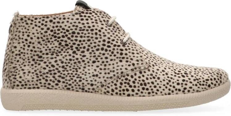 Maruti Stijlvolle Veterschoenen Beige Dames