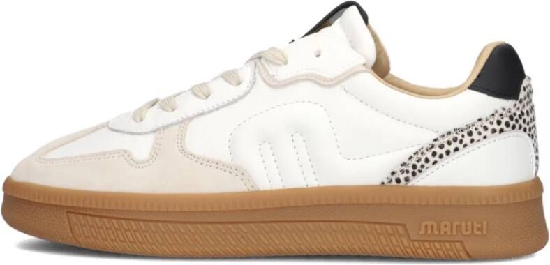 Maruti Yale Suede sneakers groen Wit Leer Lage sneakers Dames - Foto 2