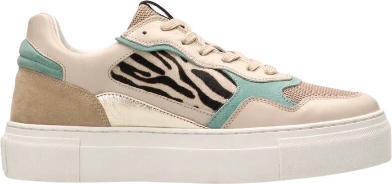 Maruti Tavi leather Blue Wit Leer Lage sneakers Dames - Foto 2