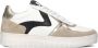 Maruti Witte leren sneakers met beige suède Beige Dames - Thumbnail 1