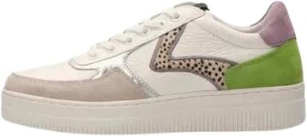 Maruti Witte Pixel Off White Lime Sneaker