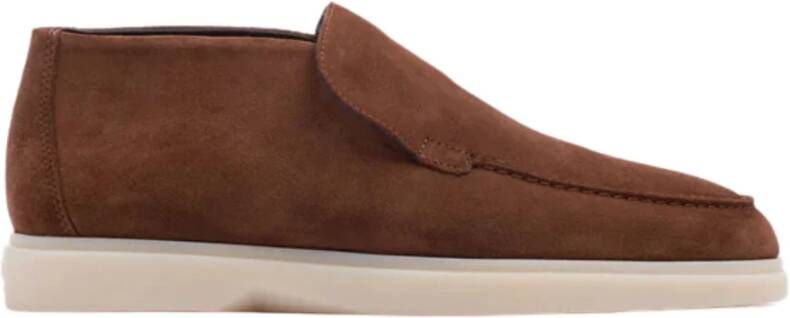 Mason Garments Instappers Heren Amalfi Loafer Mid Maat: 41 Materiaal: Suède Kleur: Cognac