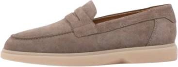 Mason Garments Loafers Heren Amalfi Penny Maat: 42 Materiaal: Suède Kleur: Beige