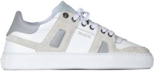 Mason Garments Mason Geksters Bari Essenzial Sneakers met Ss23-16A Wit