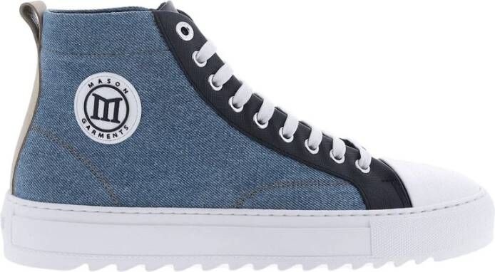 Mason Gar ts Blauwe Hoge Sneaker