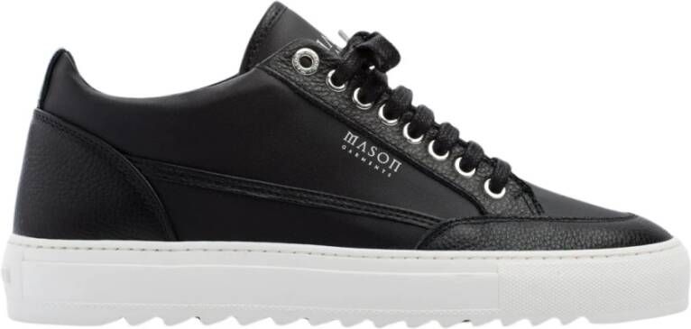 Mason Garments Tia bicolore MG52-4C black Zwart