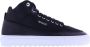 Mason Garments Essenziale Mid Sneakers Black Heren - Thumbnail 2