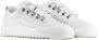 Mason Garments Eterno Wit Leren Sneaker met Zilveren Details White Heren - Thumbnail 1