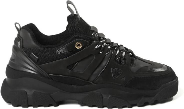 Mason Garments Genova II sneaker van nubuck met leren details