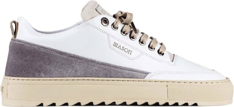 Mason Gar ts Torino Velluto Sneakers Grijs Gray