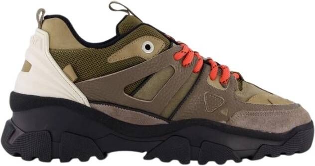 Mason Gar ts Groene Multi Sneaker Genova Stijl