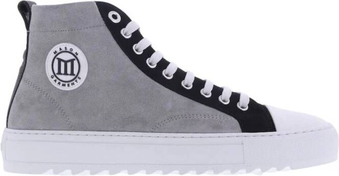 Mason Garments Heren Astro Hightop Sneaker Grijs