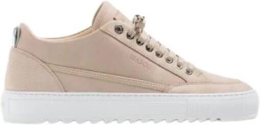 Mason Garments Luxe leren sneaker in crème Beige Heren