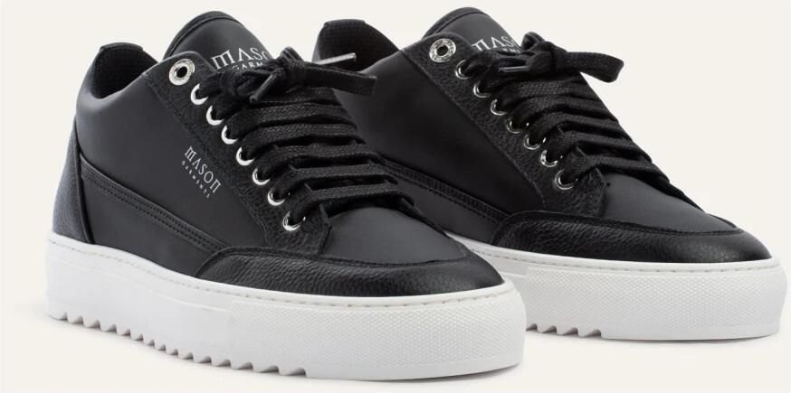 Mason Garments Tia bicolore MG52-4C black Zwart