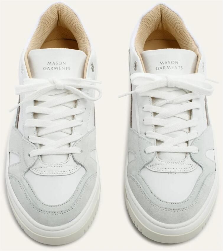 Mason Gar ts Lage Sneakers Matera Suède Wit - Foto 2