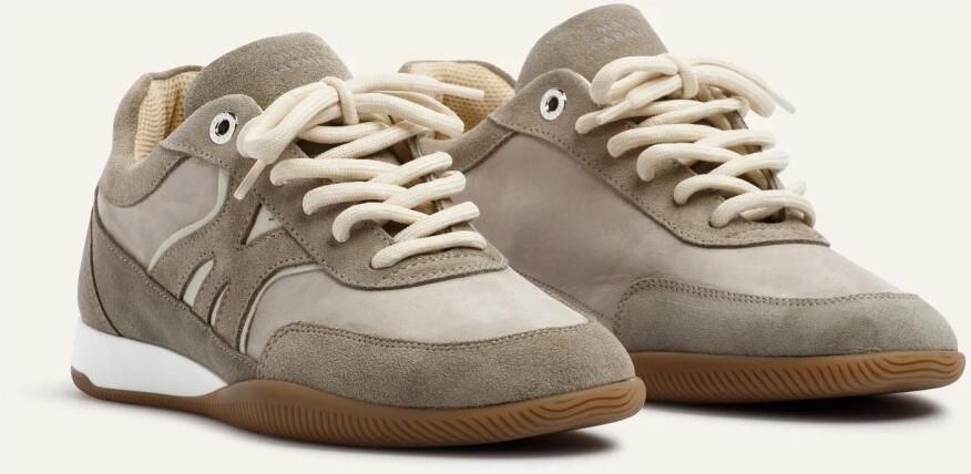 Mason Gar ts Retro Suede Sneaker Taupe
