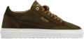 Mason Garments Lage Sneakers Heren Tia Suède Khaki - Groen
