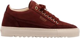 Mason Gar ts Lage Sneakers Tia Leer Bordeaux