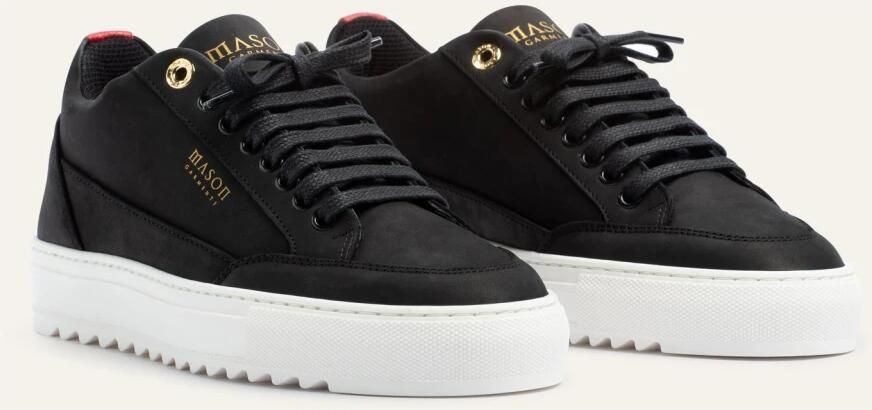 Mason Garments Lage Sneakers Heren Tia Nubuck Zwart - Foto 6
