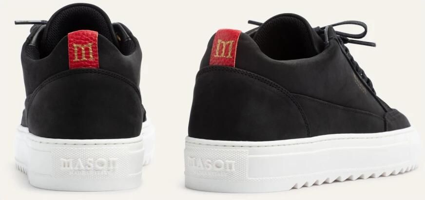 Mason Garments Lage Sneakers Heren Tia Nubuck Zwart - Foto 5