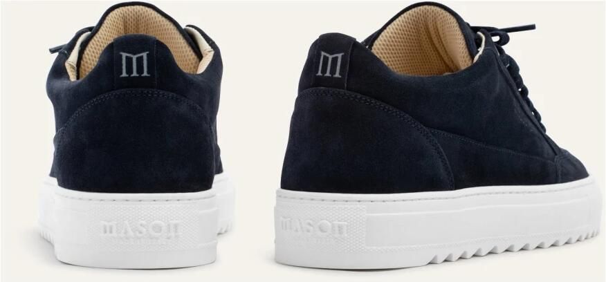 Mason Gar ts Lage Sneakers Tia Nativo Suède Blauw - Foto 7