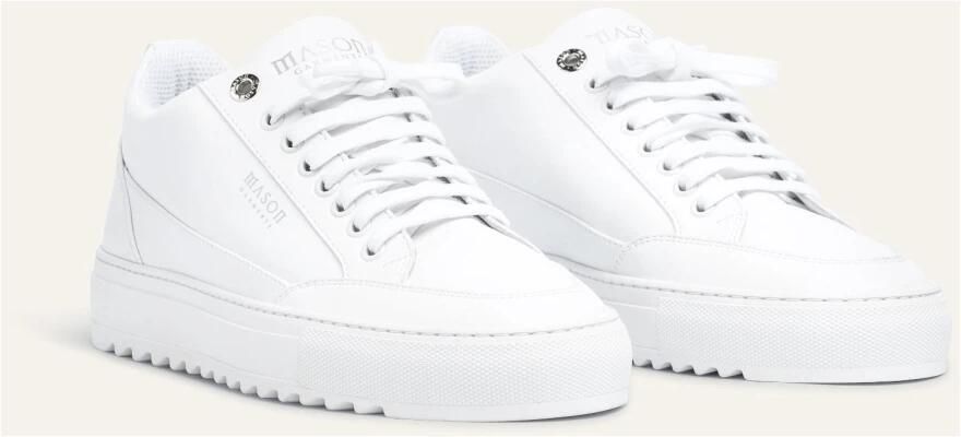 Mason Gar ts Lage Sneakers Tia Nuovo Leer Wit