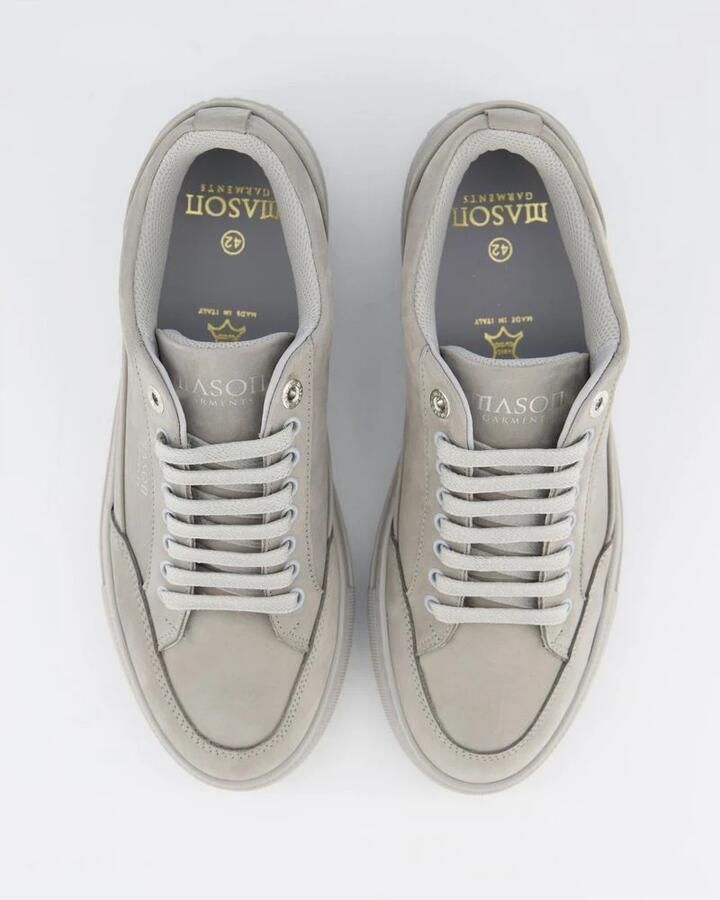 Mason Garments Lage Sneakers Heren Tia Tonale Suède Grijs - Foto 3