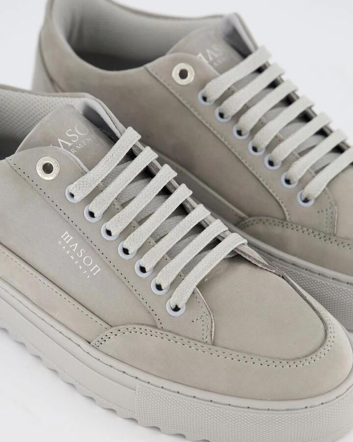 Mason Garments Lage Sneakers Heren Tia Tonale Suède Grijs - Foto 5