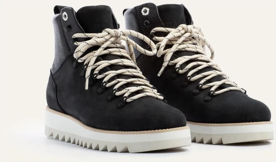 Mason Gar ts Zwarte High-Top Sneaker voor Stadsverkenners