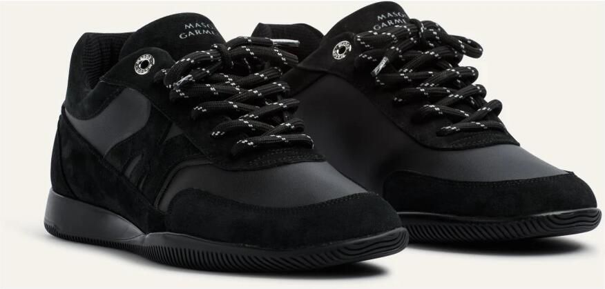 Mason Gar ts Zwarte Suède Retro Sneaker