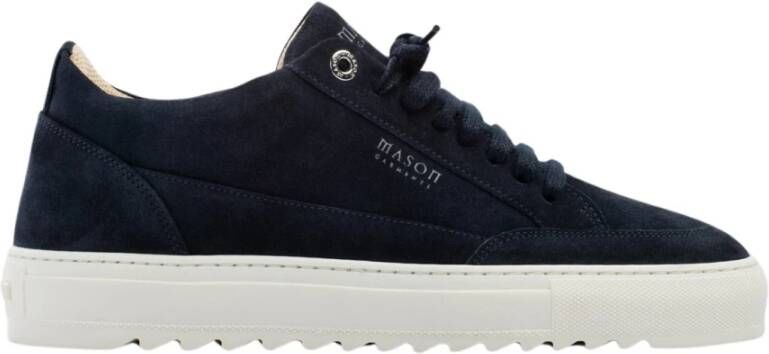 Mason Garments Lage Sneakers Heren Tia Nativo Maat: 42 Materiaal: Suède Kleur: Blauw
