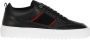 Mason Garments Tia sneaker van leer met suède details Zwart - Thumbnail 4