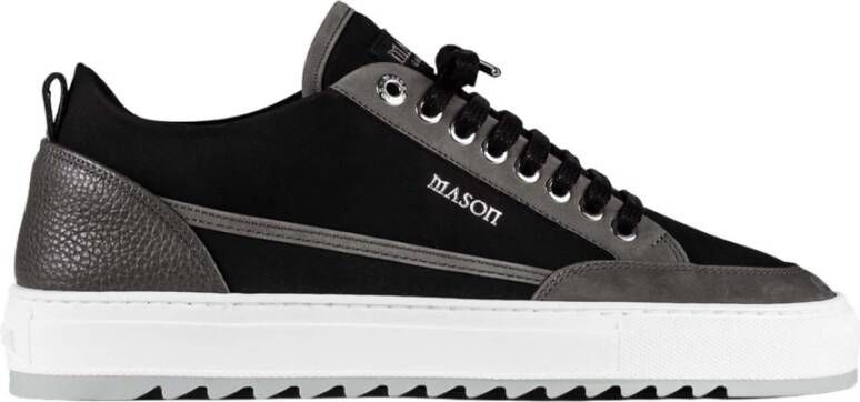 Mason Garments Stampato Sneakers Zwart 5F Zwart Heren