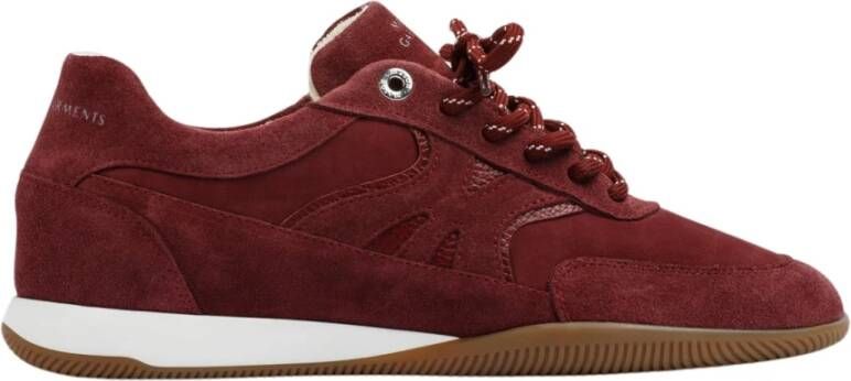 Mason Gar ts Suede Bordo Sneaker