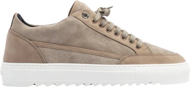 Mason Garments Tia Elementare sneaker van suède met nubuck details