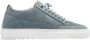 Mason Garments Lage Sneakers Dames Tia Originale Nuovo Maat: 44 Materiaal: Suède Kleur: Blauw - Thumbnail 1