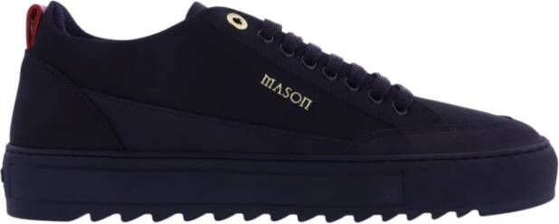 Mason Garments Tia Nubuck Sneaker Stijlvol en Comfortabel Zwart Heren