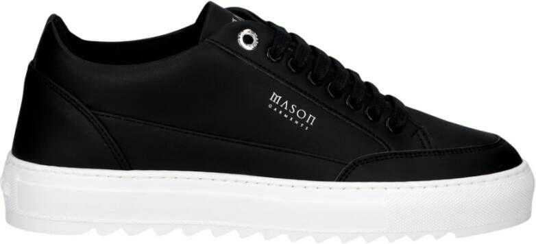 Mason Garments Lage Sneakers Heren Tia Nuovo Maat: 41 Materiaal: Leer Kleur: Zwart