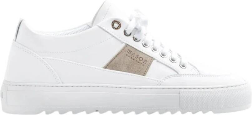 Mason Garments Tia Sportivo sneaker van leer met suède details