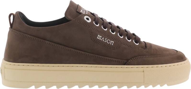 Mason Garments Torino Nabuk Sneakers Bruin Heren Schoenen
