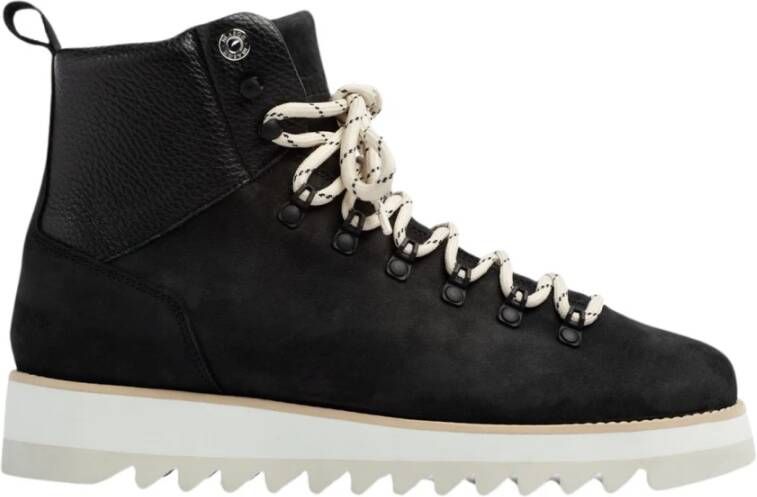 Mason Garments Zwarte High-Top Sneaker voor Stadsverkenners