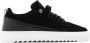 Mason Garments Torino Regolare sneakers van suède met leren details - Thumbnail 1