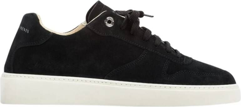 Mason Garments Zwarte Leren Sneaker voor Dagelijks Gebruik