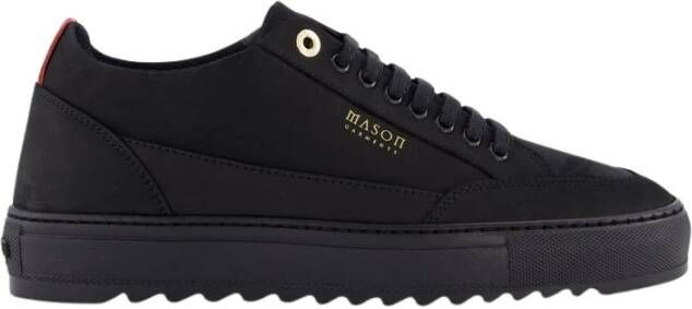 Mason Garments Zwarte Nabuk Sneaker voor Heren