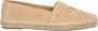 Max Mara Beige Stoffen Espadrilles met Frontlogo - Thumbnail 3