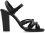 Max Mara Dubbele hoge sandalen met hak - Thumbnail 1