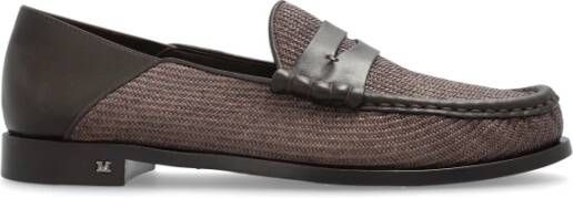 Max Mara Leren schoenen Strawloafer