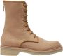 Max Mara Luxe Militaire Stijl Ritslaarzen Beige Dames - Thumbnail 1
