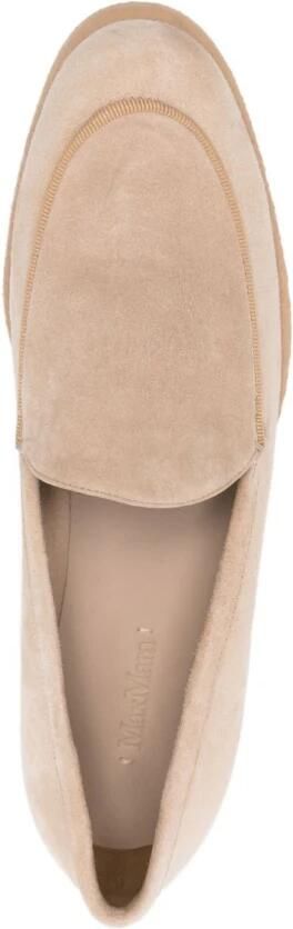 Max Mara Beige Loafer Schoenen voor Vrouwen